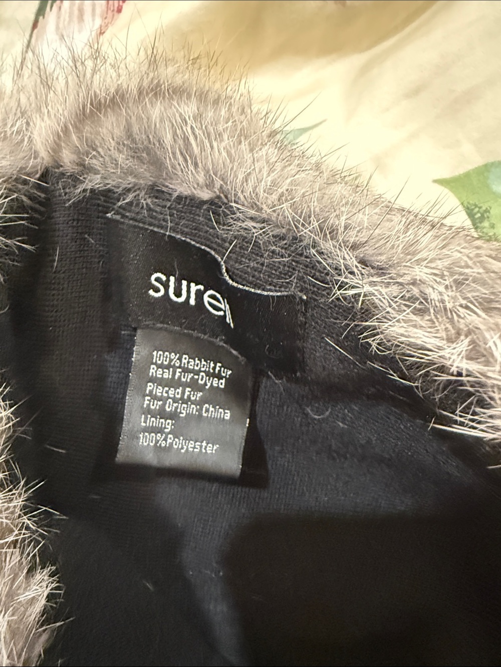 Surell Oversized Rabbit Fur Pull-Through

Gray Rabbit Fur Scarf - Picture 2 of 9